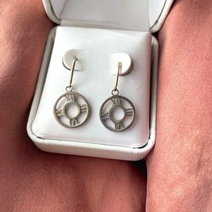 Tiffany & Co. Atlas Drop Earrings - Silver